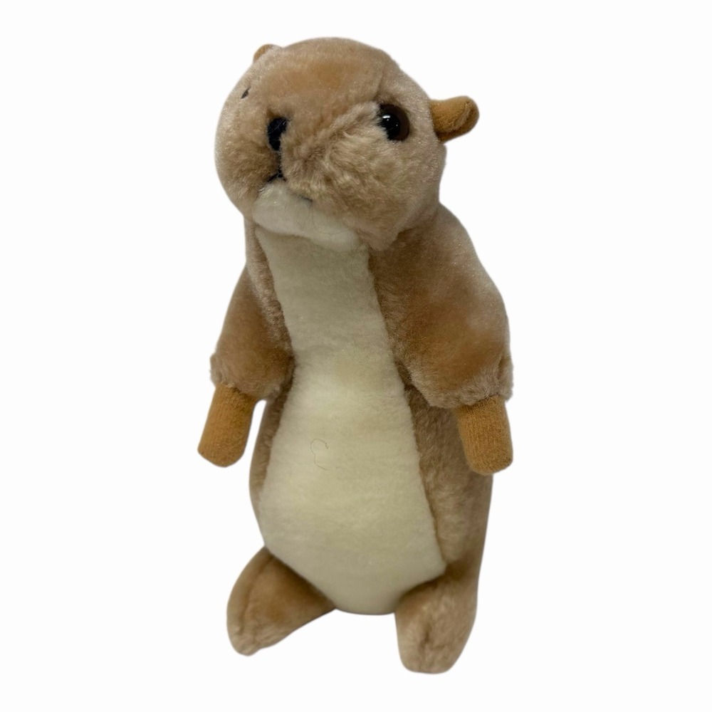 B. J. Toys Tan Prairie Dog Plush Stuffed‎ Toy Standing Cute Animal 7" - Picture 2 of 10